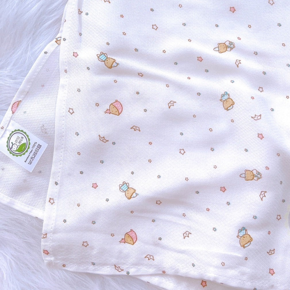 Pack of 6 Soft  Bamboo Baby Burp Cloth - 100% Bamboo 27x27''